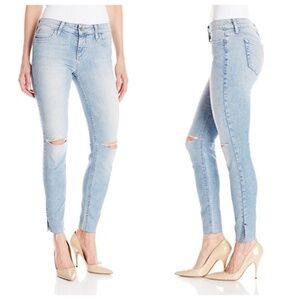 Joe's Jeans Skinny Jeans Verra Flawless Icon Split hem distressed Light wash